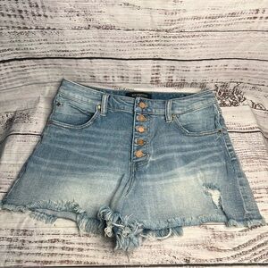 Liverpool cut off shorts size 10 button fly light wash